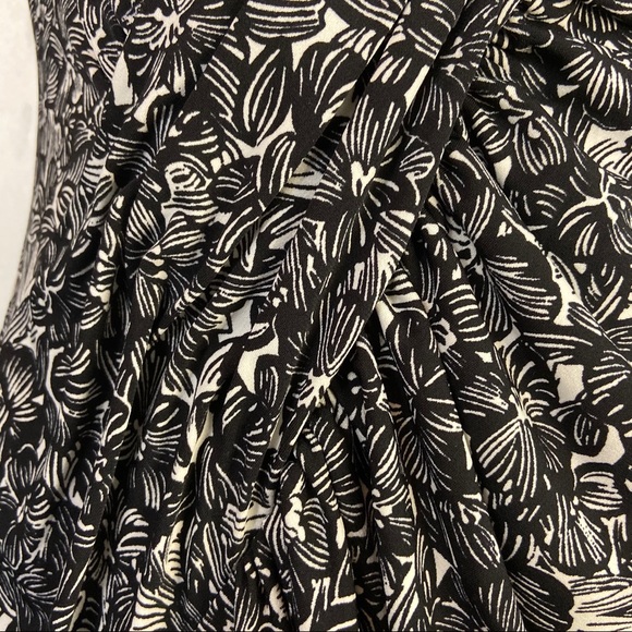 NWT Coldwater Creek b&w floral dress sz 8 - Picture 3 of 5